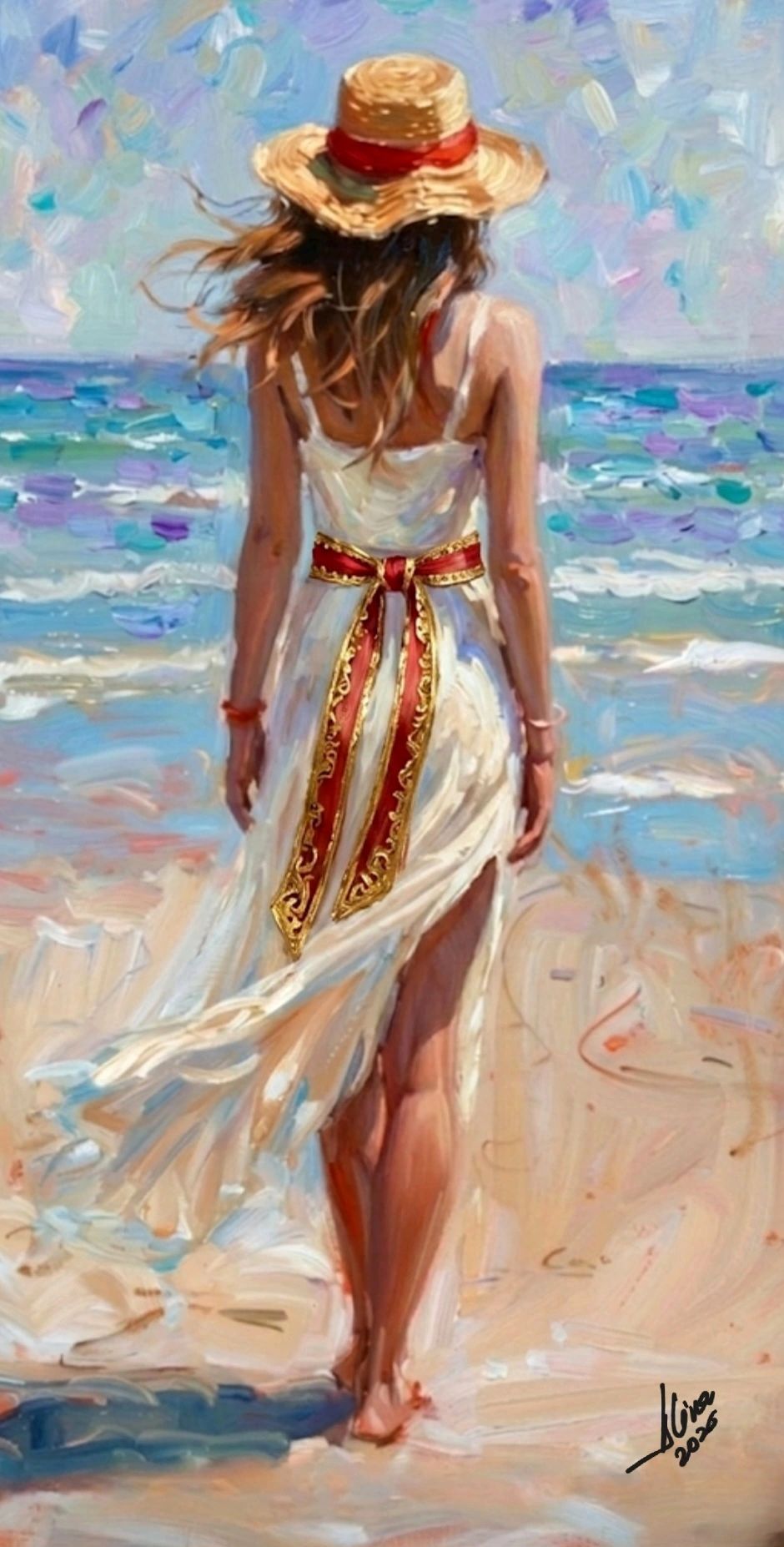 ArteDiAlina.com painting: The sea speaks to me in a way words never could